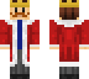 a kingly figure