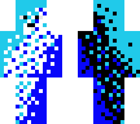 blue fade man
