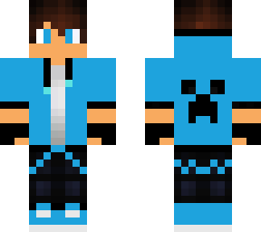 blue gamer boy