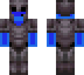 blue slime with netherite armor