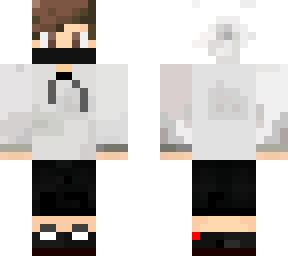 boy with white sweater