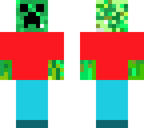 creeper with clothes