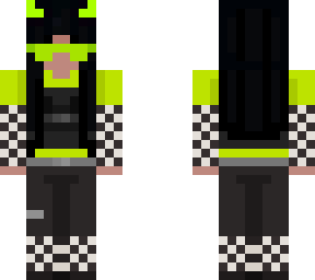 cute neon gurl wit body armor