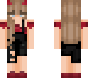 devil girl dungarees