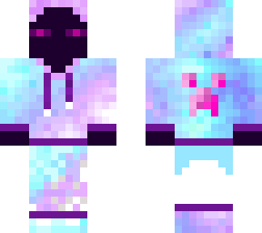 enderman con poleron galaxi