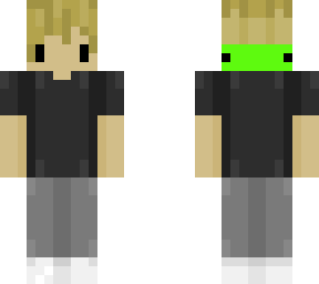 my skin  but not green but a green hood for green cape