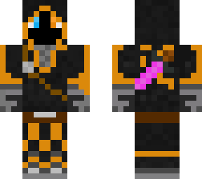 orange bbh with purple sword