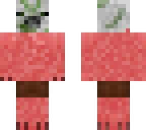 pig wearing his skull