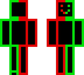 red and green neon
