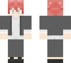 red haired highschool boy