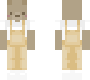 teddy bear with overalls