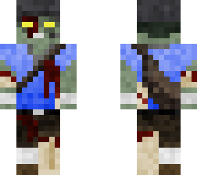 tf2 scout red and blu zombie with bloody transition to bone