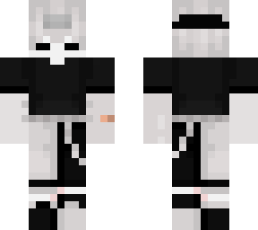 white haired girl w/ black clothes 2
