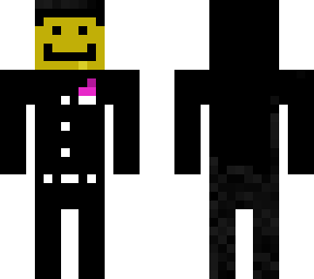 big mouth bob in a tuxedo