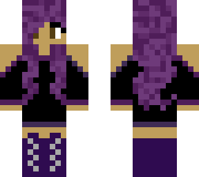 black and purple magic girl pt.2