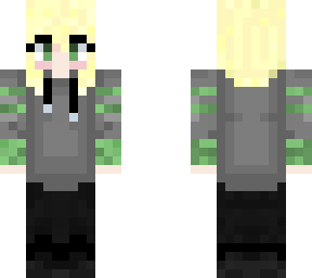 blonde with hoodie
