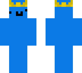 blue derp with crown