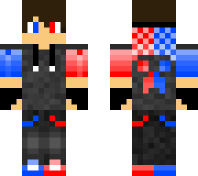 blue red skin