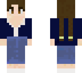 brown pigtail braid girl
