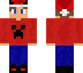 christmas red boy skin(no second layer)
