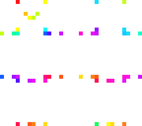 cool rainbow gradient with white