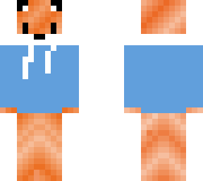 cute fox in sweater