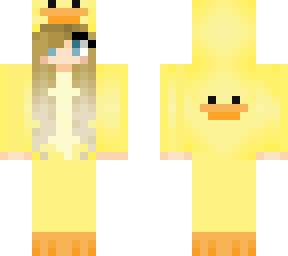 duck girl blonde hair classic