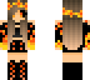 fire demon girl