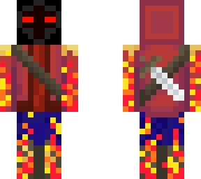 flaming warrior demon version