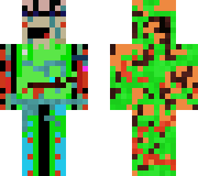 glitchy emerald guy