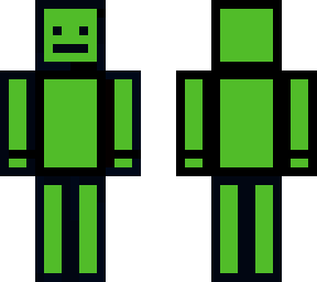 green and black