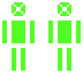 green block man