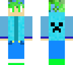 green/blue creeper