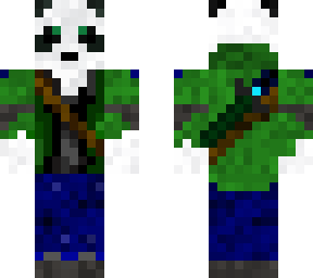 green panda warrior