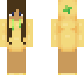 kaylin in a pineapple/duck hoodie