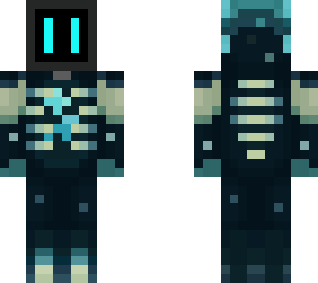 my skin in warden onesie because i'm too lazy to make a body