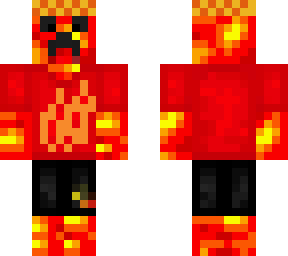 preston wearing a lava crown