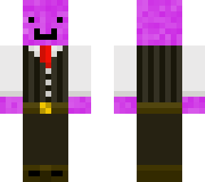 purple dealer man