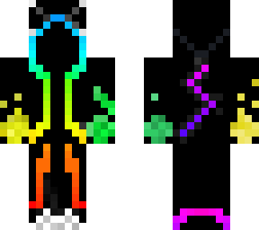 raibow in dark