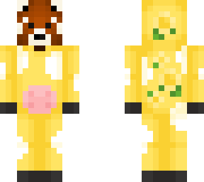 red panda with moobloom onesie