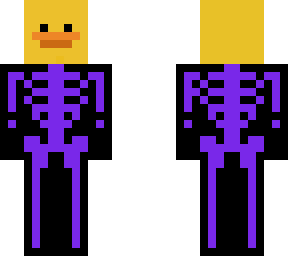 skeleton duck