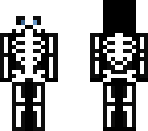 skeleton white bones (blue eyes)