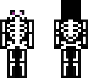 skeleton white bones (pink eyes)