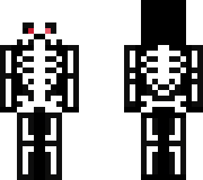 skeleton white bones (red eyes)