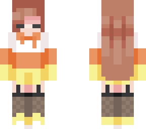 skintober day 18 - candy corn