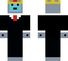 tv head with crown