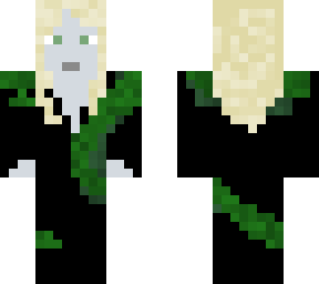 voldemort with snake and hair {you can turn off hair}