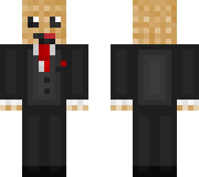 waffle in suit