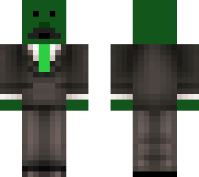 zombie in suit moutache