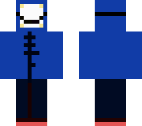 blue emo boy